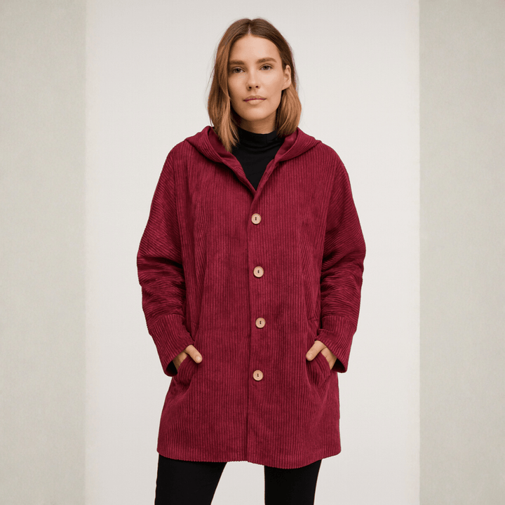 INDIE | CORDUROY HOODED JACKET
